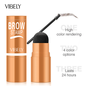 Pomade de maquillage végétalien teinte noire et brune façonnant une étape 10 types de timbre de <span class=keywords><strong>sourcil</strong></span> en forme de <span class=keywords><strong>sourcil</strong></span> Kit de <span class=keywords><strong>pochoir</strong></span> timbre de <span class=keywords><strong>sourcil</strong></span> - Product Image 5