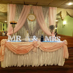 Wedding Head Table Skirts Decoration <strong>Back</strong> <strong>Drops</strong> - Product Image 3
