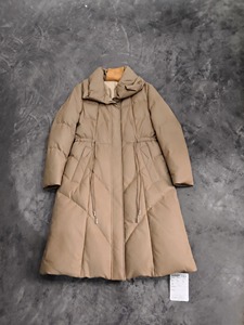 Nouveau manteau en cuir à col haut pour femmes, veste <span class=keywords><strong>longue</strong></span> cintrée à la taille pour le temps froid - Product Image 2