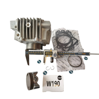Kit cylindre et piston de moto CQJB Factory ZS W190, alésage 62 mm