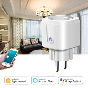 Apple-Home-Kit WLAN intelligente Steckdose mit Energie monitor, kompatibel mit Siri Amazon Alexa und Google Home, 16A