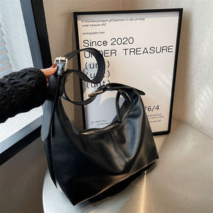 Bolsos de mujer, bolso cruzado de cuero suave Vintage, bolso de hombro para mujer para exteriores, bolsos de uso diario de gran capacidad a la moda para mujer, bolso de mano - Product Image 2