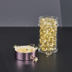 Bestseller Kunststoff verpackung Fischöl Vorrats behälter Pille Vitamine Flasche Medizin glas Pillen flasche mit galvani siertem Verschluss - Product Image 3