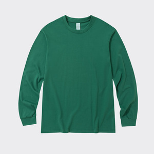 Camisetas de <span class=keywords><strong>Manga</strong></span> <span class=keywords><strong>Larga</strong></span> Unisex, 100% Algodón, 230gsm, Transpirables, Ecológicas, con <span class=keywords><strong>Hombros</strong></span> Caídos, Lisas, Personalizables, en Oferta - Product Image 6