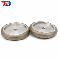 Meules diamantées CBN électrolytiques de 127 mm WM10/30 pour le débavurage des métaux ferreux et le meulage des dents de scies à ruban