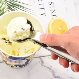 Stainless Steel Ice Cream Scoop Trigger Release Household Kitchen Tool For Ice Cream And Fruit - Product Image 2