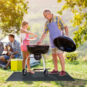 Customizable Factory Oil-Proof Fireproof <b>Flat</b> <b>Top</b> Mat for Outdoor Kitchen for Gas <b>Grills</b> Outdoor Charcoal Smokers <b>Grill</b> Outdoors - Product Image 6