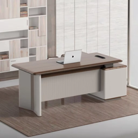 Bureau de direction modulaire en bois massif, durable et luxueux, pour directeur et PDG, design moderne pour usage scolaire