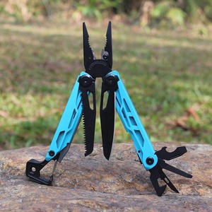 Pince multifonction de survie en plein air, outil pliable multi-usages, emballé dans une pochette en nylon - OEM personnalisé pris en charge - Product Image 1