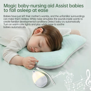 Máquina de Sonido Portátil Blanca Mini, Relajación Natural y Ayuda para Dormir para Bebés, Canciones Relajantes, Uso Doméstico - Product Image 5