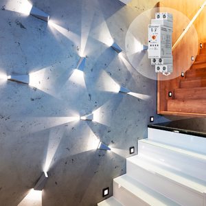 Temporizador Multifunción para Escaleras Finder, 230V AC 16A, Interruptor Temporizador Electrónico, 8 Funciones, Modular - Product Image 2