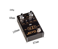 JOYO R-03 UZI Pedal Gitar Elektrik Distorsi Overload