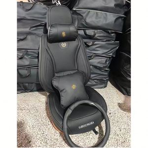 Housses de siège auto de luxe sur mesure, ensemble complet, universelles, protection de coussin de siège automobile, cuir imperméable toutes saisons pour berline - Product Image 3