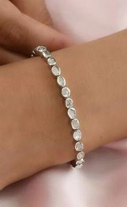 Luxury Moissanite Tennis <b>Bracelet</b> 925 Sterling <b>Silver</b> Chain Link <b>Charm</b> Hip Hop Fashion Jewelry Designer Street Style - Product Image 2