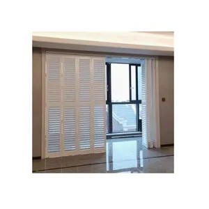 Customized PVC Window Design Louver Window Plantation Blinds Shutter