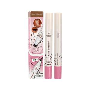 Baiser Beauté Facile à Utiliser Taches à Séchage Rapide Stylo de Maquillage à Points Étanche Hautement Pigment Vegan 2 en 1 Tampon Tache de Rousseur et Eyeliner Liquide - Product Image 4