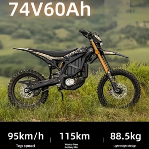 Bicicleta Eléctrica Ultra con Motor de 21kw, Batería de Litio de 74v 60ah, Cuadro de Aluminio, Frenos de Disco Hidráulicos, para Adultos - Product Image 1