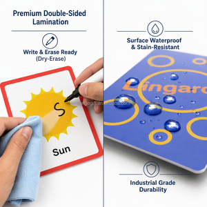 Set di 52 Carte Flash Bilingue Inglese-Cinese Premium per l'Apprendimento dei Bambini, <span class=keywords><strong>Giochi</strong></span> Educativi, Produzione Personalizzata all'Ingrosso - Product Image 4