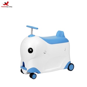 New Cartoon Elephant Kids Luggage 4 Spinner Wheels Carry on PP Lightweight Outdoor Travel <b>Suitcase</b> for Kids RTS Bulk Mixed Order - Product Image 1