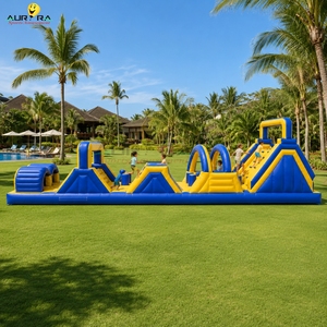 Nouveau style de parcours d'obstacles gonflable, château gonflable extérieur, toboggan d'obstacles pour enfants - Product Image 2
