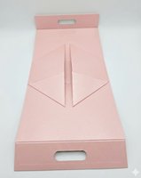 Boîte cadeau en papier hexagonale pliable magnétique de luxe en carton rigide recyclé, taille personnalisée, logo, étanche, gaufrage, auto-érection