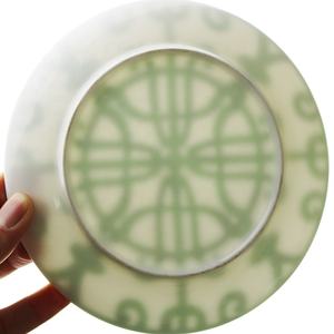 Plato de Cena de Cerámica Blanca de 8 Pulgadas, Vajilla Moderna para el Hogar, Platos Planos de Cerámica para <span class=keywords><strong>Restaurante</strong></span>, Ramadán - Product Image 6