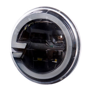 Phare avant automatique avec feux de jour et clignotants, ensemble de phares LED ronds de 7 pouces pour camion, pick-up, Land Rover, <span class=keywords><strong>Toyota</strong></span>, Chevy, Jeep - Product Image 2