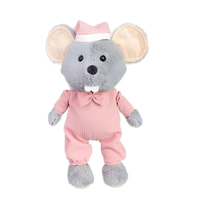 Usine OEM Custom Made Super Soft Plush Mouse Toy Story Couette pour enfants Fête d'Halloween