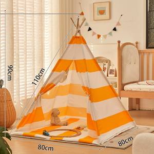 Coloré Portable Facile Installation Support Tailles <span class=keywords><strong>et</strong></span> Couleurs Personnalisées Intérieur <span class=keywords><strong>et</strong></span> Extérieur Jouer Enfants Playhouse Jouet Tentes Tente Jouet - Product Image 4