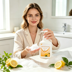 Désinfectant Mousse Personnalisé pour les <span class=keywords><strong>Mains</strong></span> avec Pompe, Sans Alcool, Parfum Floral et Fruité, pour Usage Domestique et Hôtelier - Fournisseur - Product Image 6