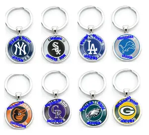 Supplier Wholesale Sports Team Series Personalized Baseball Keychain