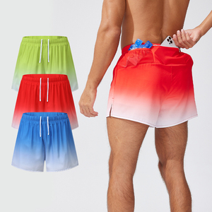 Shorts <span class=keywords><strong>de</strong></span> bain double couche pour hommes, coupe ample, séchage rapide, pour la course, le marathon, la gym et l'entraînement athlétique - Product Image 1