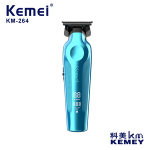 เครื่องตัดผมไฟฟ้า Kemei KM-264 พร้อมจอแสดงผลดิจิตอล มอเตอร์ไร้แปรงถ่าน ใช้พลังงานจากแบตเตอรี่ สำหรับใช้ในบ้านและสัตว์เลี้ยง - Product Image 4