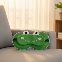 Oreiller de voyage ajustable pour la tête et le cou, avec support anti-inclinaison du menton et masque pour les yeux, idéal pour l'avion et la voiture