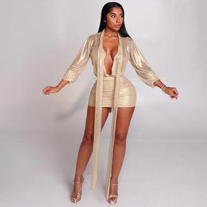 Женский комплект с юбкой и длинным рукавом - Product Image 4