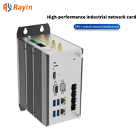 PC Industri Modular Rayin CPU+Kartu Port Multi-serial RK3588 RAM 4GB Penyimpanan 32GB LAN Ganda COM Ganda Layar HD VGA Linux