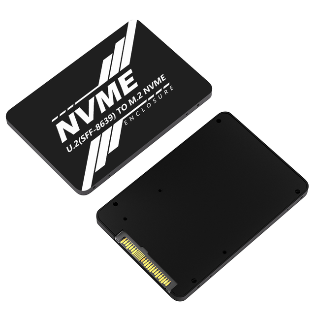 TISHRIC SFF-8639 U.2 NGFF M.2 M-Key PCIe Adapter New Version SSD Case Enclosure for Mainboard Compatible SSD 750 P3600 P3700