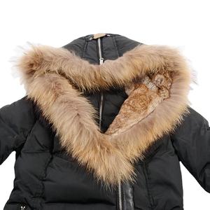 <span class=keywords><strong>Manteau</strong></span> d'hiver chaud et élégant pour <span class=keywords><strong>femme</strong></span> avec col en fausse fourrure, long <span class=keywords><strong>manteau</strong></span> en duvet avec col en fausse fourrure - Product Image 3