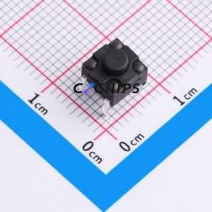 GT-TC116A-H050-L1 Tactile Switch Through hole Component (THT) Switch Single Pole Single Throw Round Button 1.6N Through Hole - Product Image 1