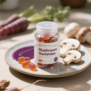 OEM/ODM Nootropic suplemen otak singa Mane Ashwagandha menghilangkan stres jamur Gummies - Product Image 2