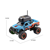 Auto RC Big Foot 1:64 con Telecamera HD WIFI FPV, 3 Velocità Regolabili, Controllo Doppio tramite APP e Telecomando, Luci LED, Giocattolo in Scatola