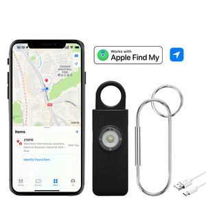 Alarma de Seguridad Personal Recargable con IOS Find My |   Linterna LED con Sirena de 130dB |   Localizador de Llaves/Equipaje con Recordatorio de Objetos Perdidos - Product Image 5