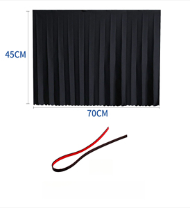 Tissu de rideau de voiture, protection solaire, isolation, pare-soleil magnétique, kit de carrosserie universel pour tous les modèles, accessoires de voiture - Product Image 4