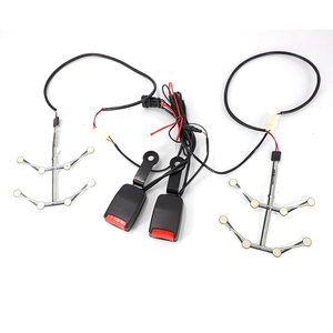 Ceintures <span class=keywords><strong>de</strong></span> <span class=keywords><strong>sécurité</strong></span> universelles à 2 points pour voiture avec capteur <span class=keywords><strong>de</strong></span> pression et alarmes pour boucle, longue durée <span class=keywords><strong>de</strong></span> vie - Product Image 1