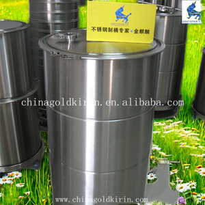 L'usine de baril d'eau de lait de comptoir en acier inoxydable de qualité alimentaire sans couture fournit directement un grand acier inoxydable 200L - Product Image 3