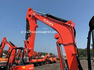 Mini-excavatrice Kubota U35 de 3,5 tonnes d'occasion, excavatrice Kubota U35-6 avec lame - Product Image 6