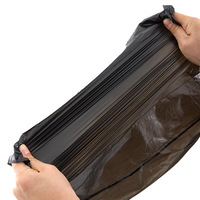 Sac à ordures à cordon épaissi ménage Portable noir grande cuisine fermeture automatique sac en plastique sac poubelle