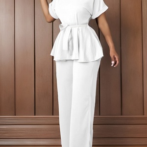 Conjunto de Dos Piezas con Estampado de Leopardo Negro, Estilo Vintage, para Mujer Talla Grande, Top y Shorts, Talla XXL, Ropa hasta la Rodilla, Nueva Llegada 2026 - Product Image 3