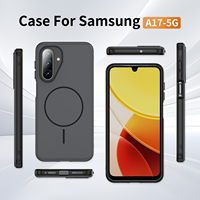 Coque arrière magnétique rigide en TPU pour Samsung Galaxy A17/27/37/57 avec protection d'objectif d'appareil photo OEM