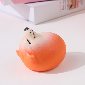 Creative Taba Dog <b>Egg</b> Shape Squeeze <b>Toy</b> Realistic TPR Figurine for Dog Lovers Home Office Decor and Fun Christmas Gift - Product Image 5